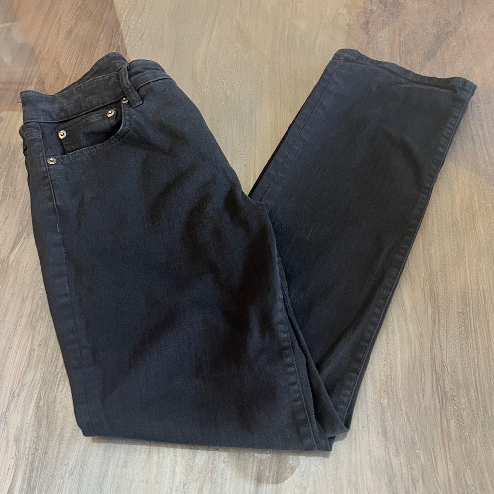 Ralph Lauren Black Straight Leg Jeans Classic Style